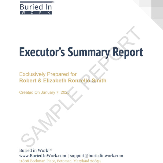 Executor's Summary Report