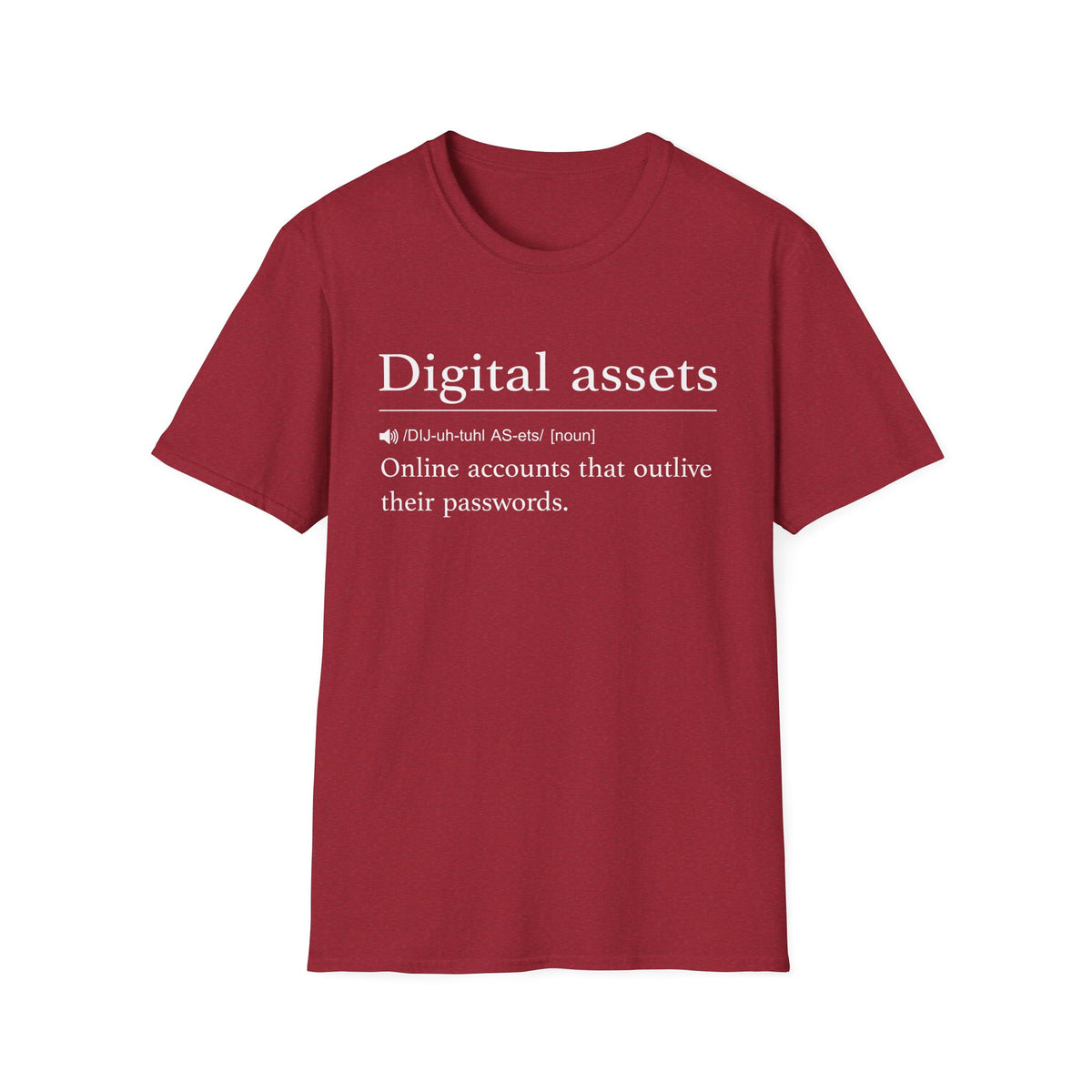Digital Assets Definition T-Shirt