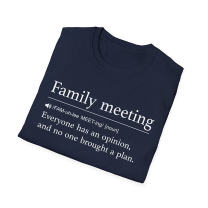Family Meeting Definition T-Shirt