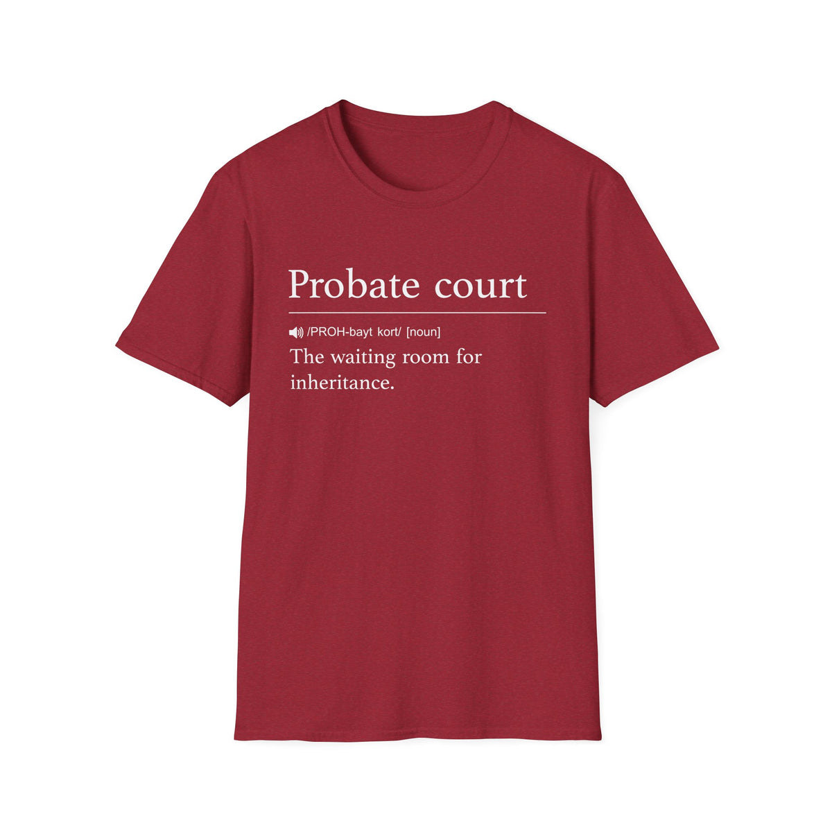 Probate Court Waiting Room T-Shirt