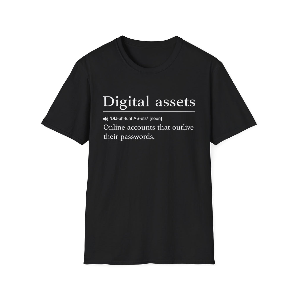 Digital Assets Definition T-Shirt
