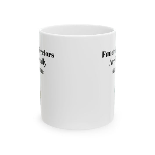 Toe Tag Foot Pun Funeral Directors Mug