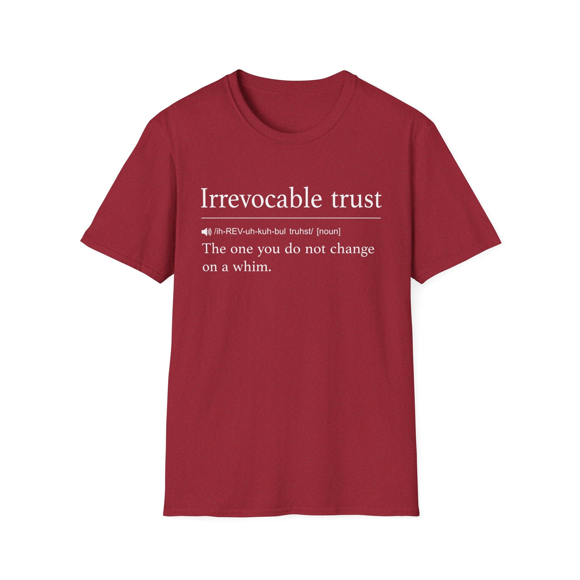 Irrevocable Trust Definition T-Shirt