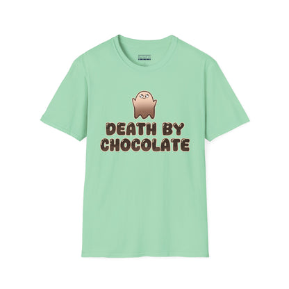 Chocolate Ghost "Death by Chocolate" Unisex T-Shirt