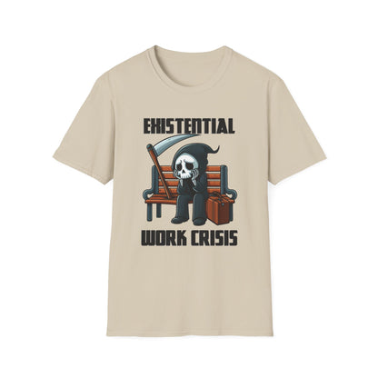 Existential Work Crisis Grim Reaper T-Shirt