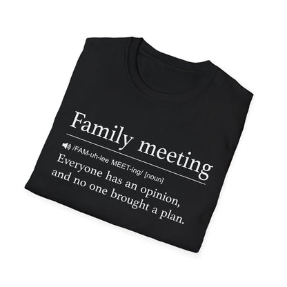 Family Meeting Definition T-Shirt