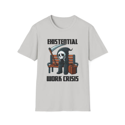Existential Work Crisis Grim Reaper T-Shirt