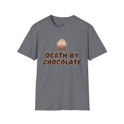 Chocolate Ghost "Death by Chocolate" Unisex T-Shirt