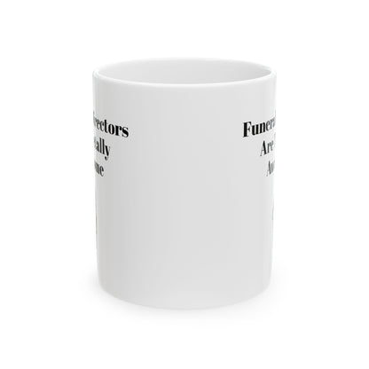 Toe Tag Foot Pun Funeral Directors Mug