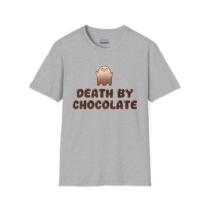 Chocolate Ghost "Death by Chocolate" Unisex T-Shirt