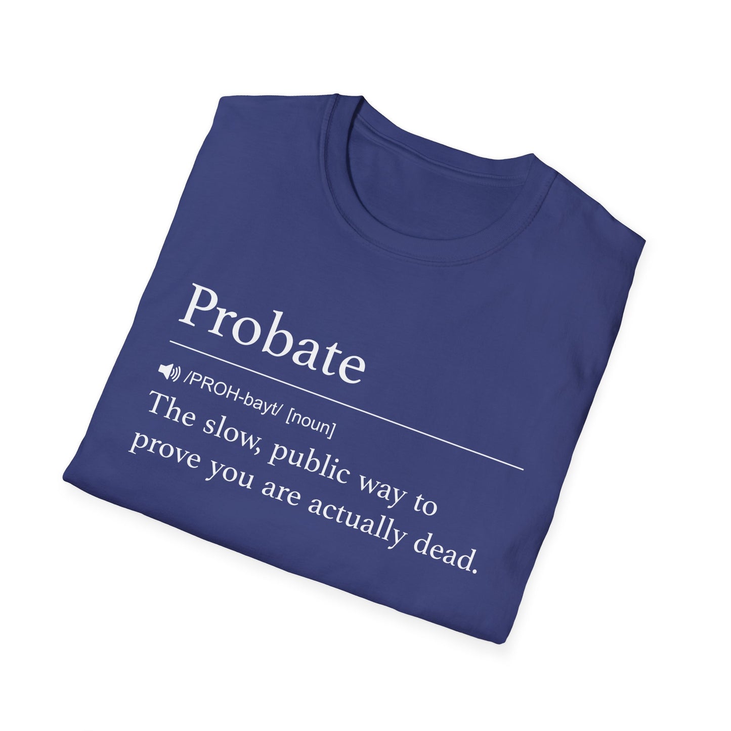 Probate Slow and Public T-Shirt
