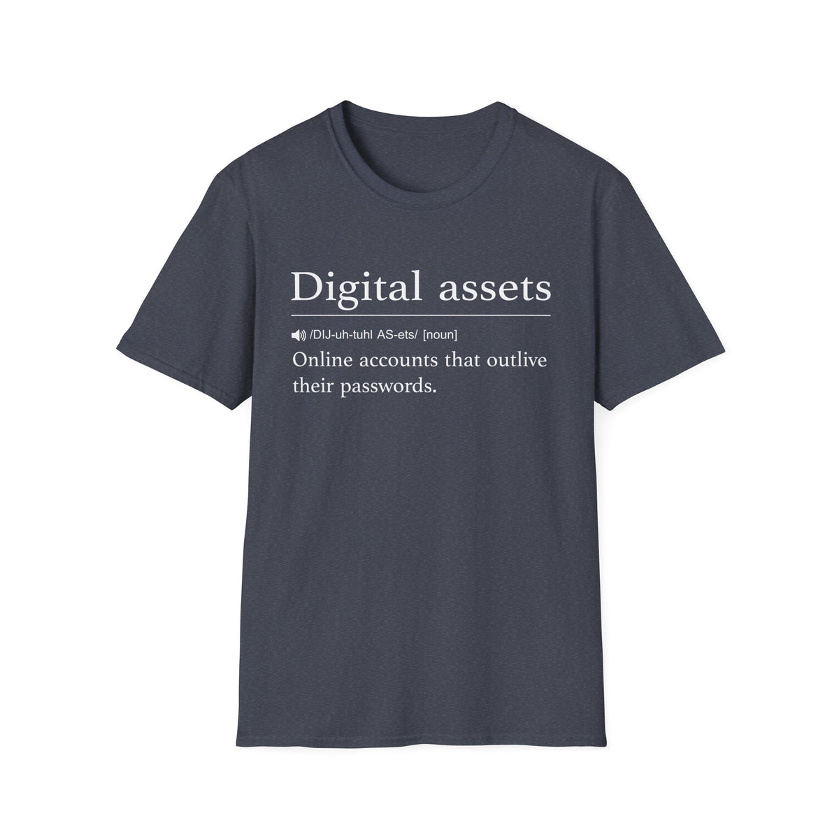 Digital Assets Definition T-Shirt
