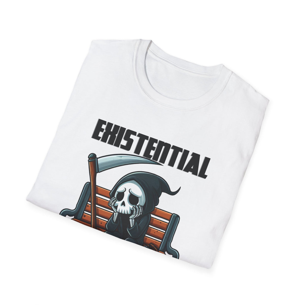 Existential Work Crisis Grim Reaper T-Shirt