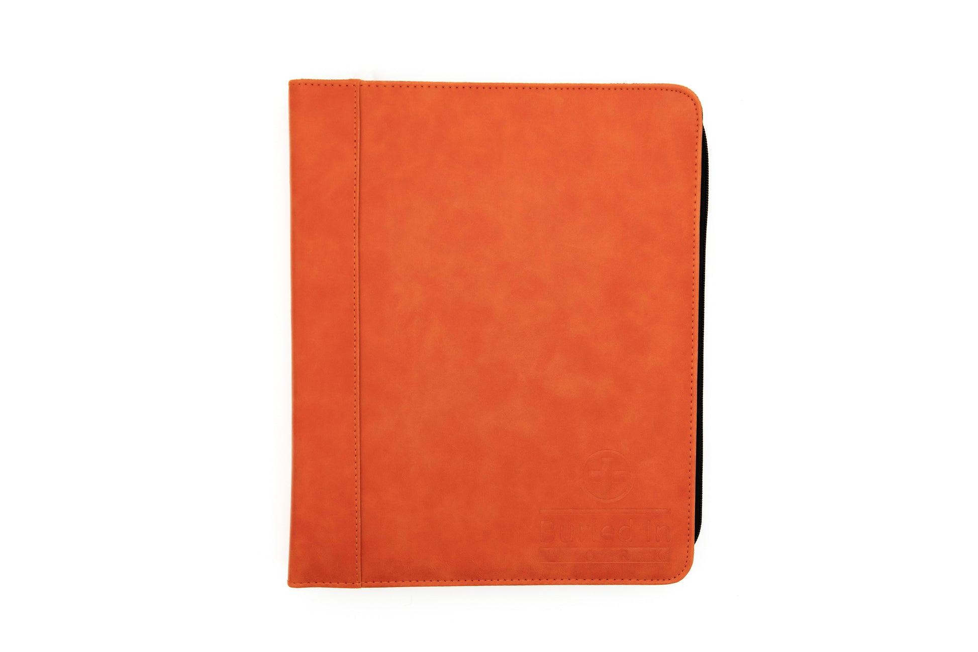 The premium faux leather CLEAR Kit Essentials binder