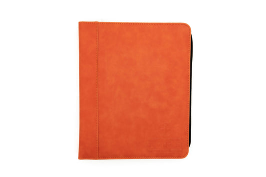 The premium faux leather CLEAR Kit Essentials binder