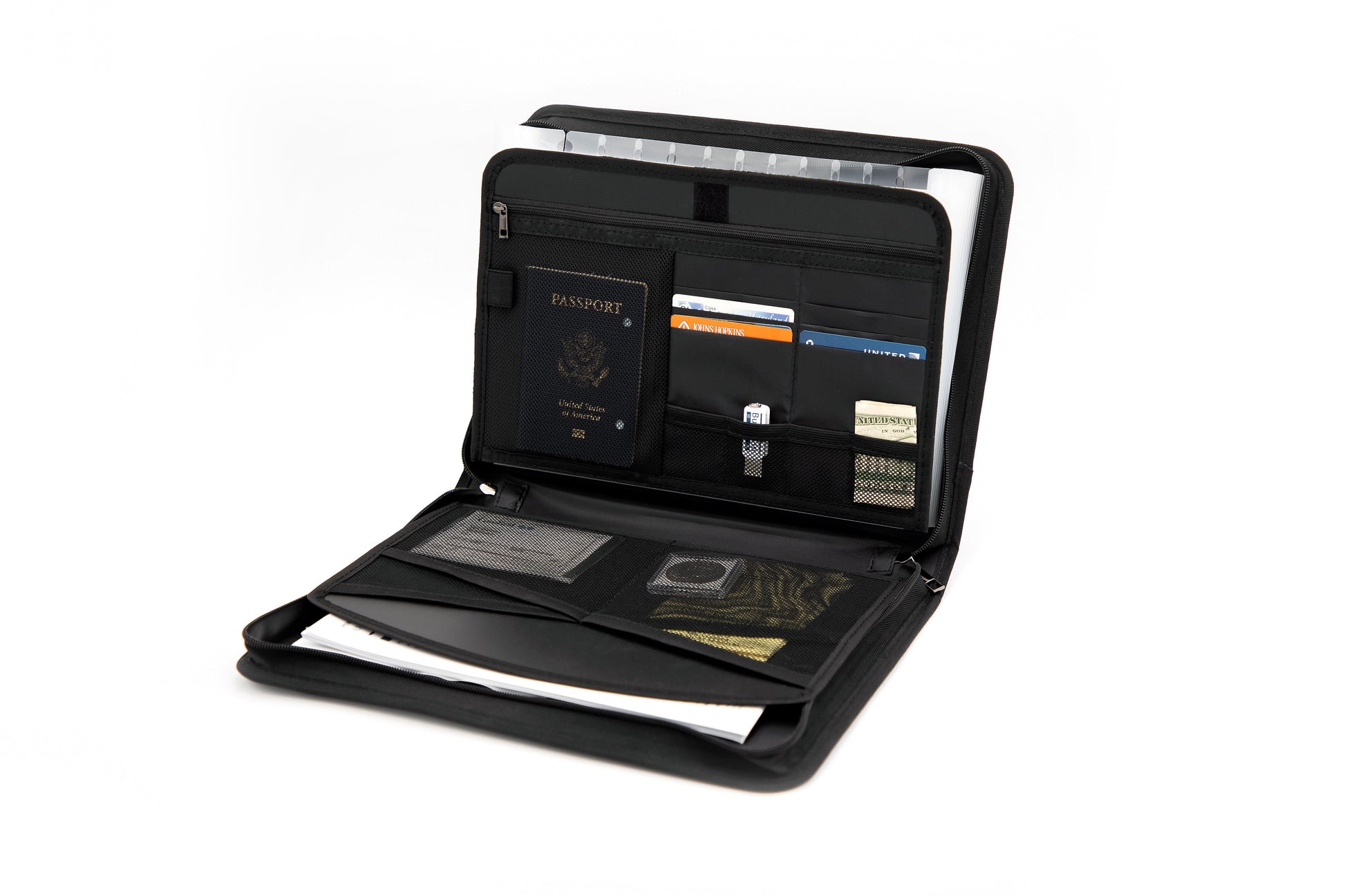 Compact fire and water resistant storage case