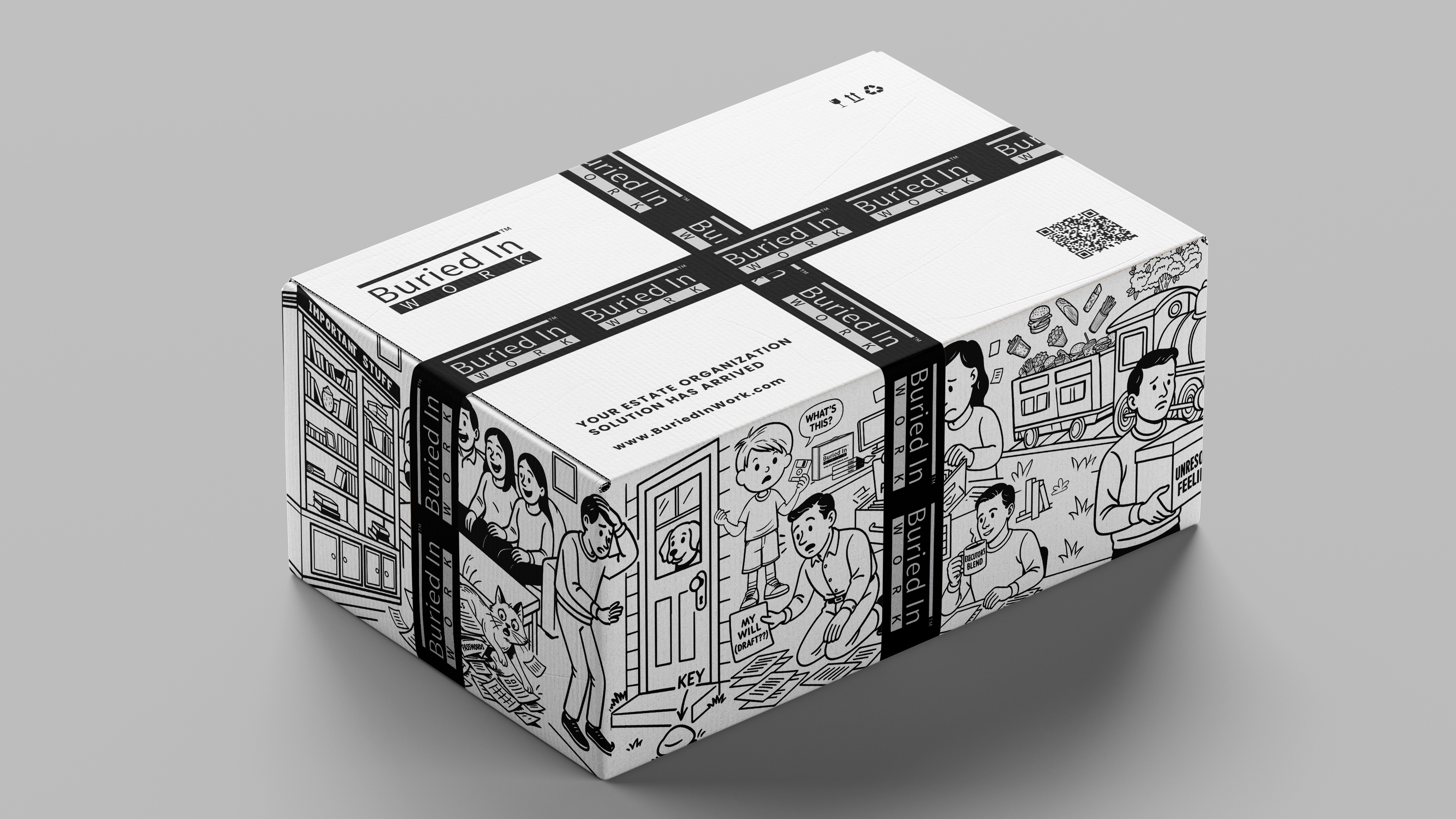 Clear Kit box on a grey background.