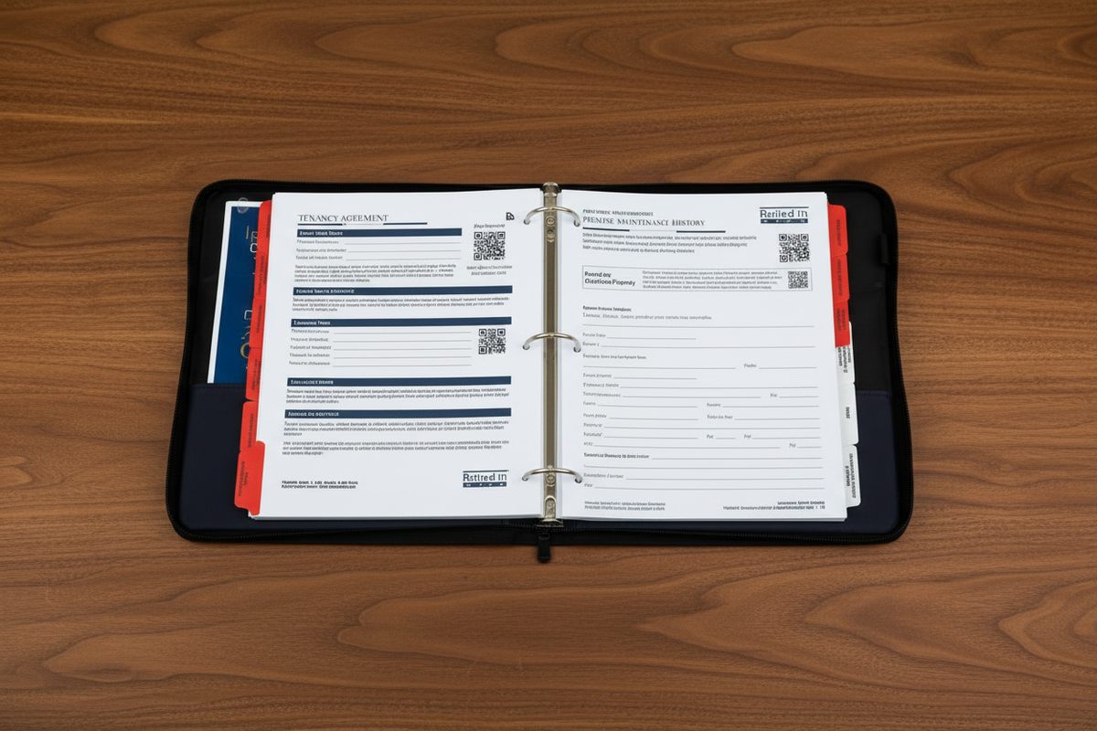 Two people working through a CLEAR Kit together at a table