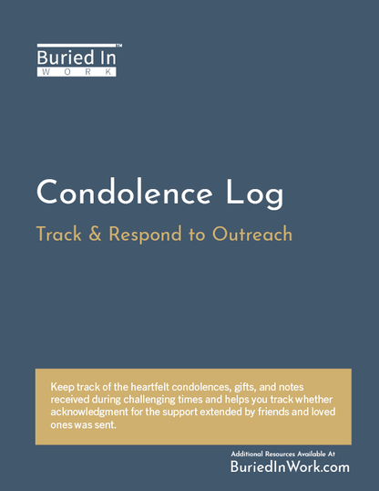 Condolence Log