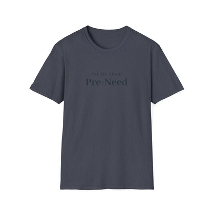 Heather Navy t-shirt, front
