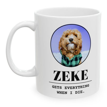 The design is printed on both sides of the mug