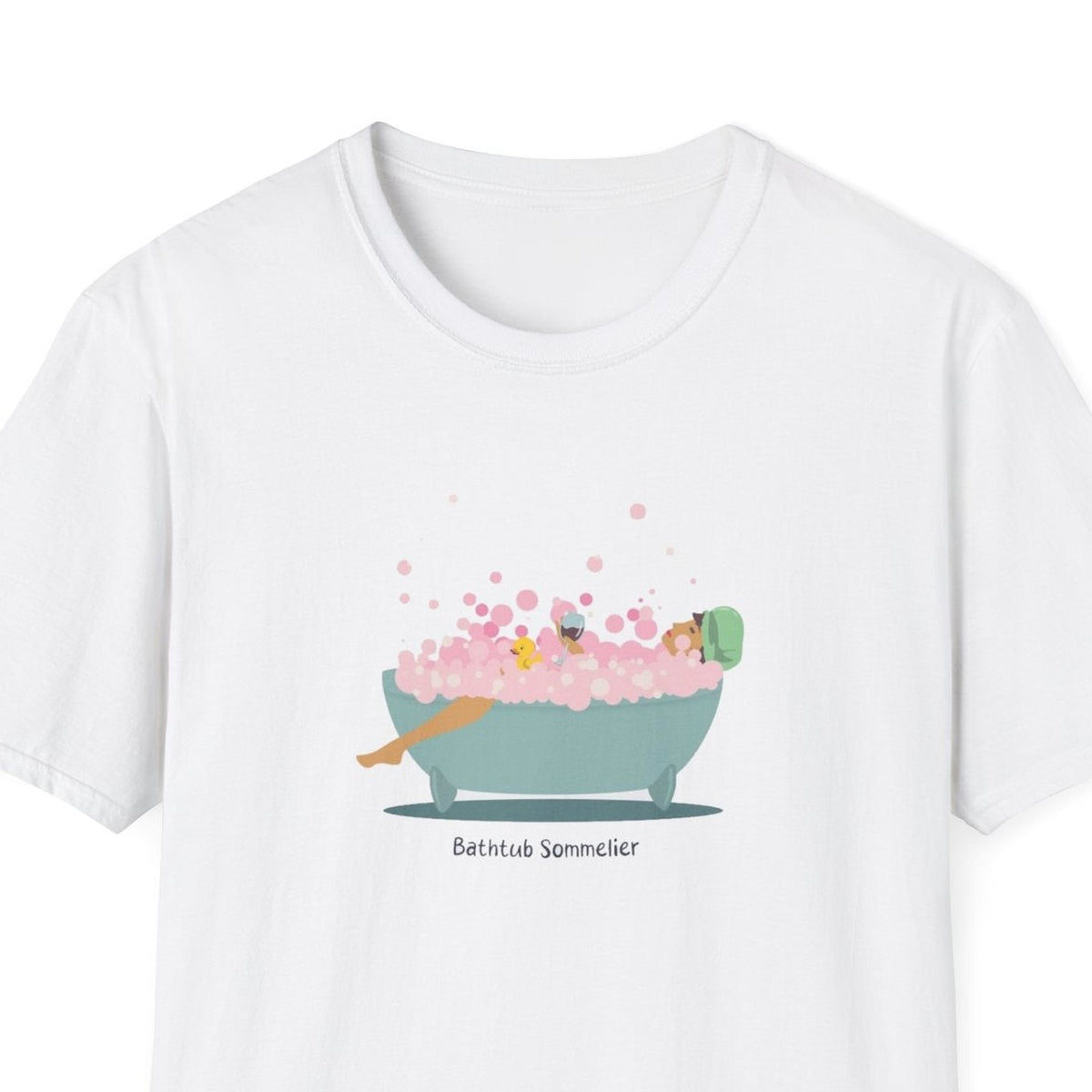 Close-up of the Bathtub Sommelier design