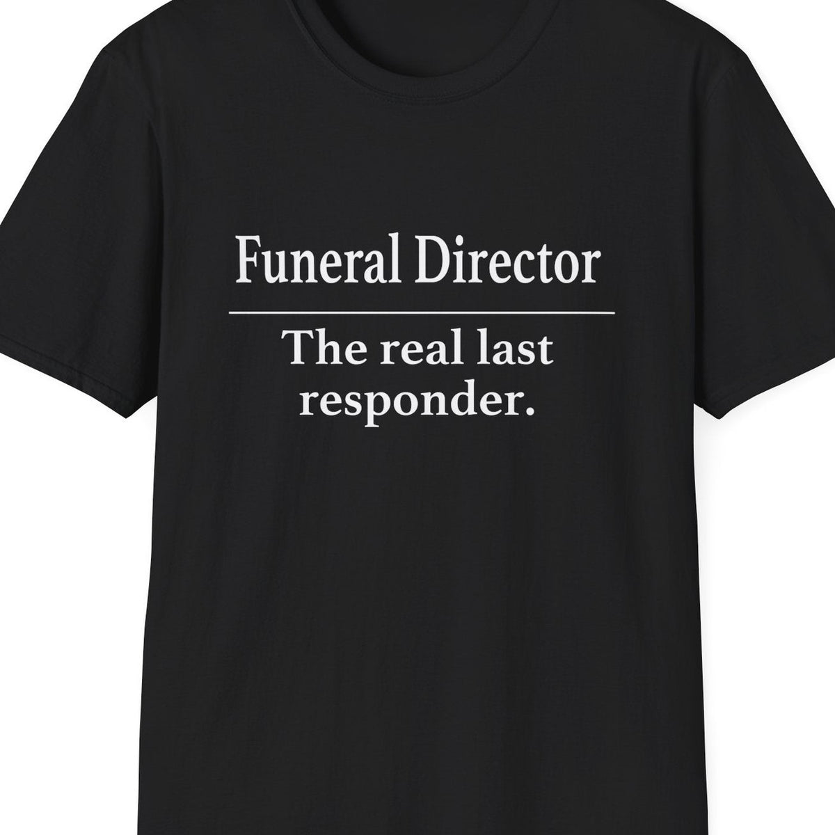 Close-up of the Funeral Director Last Responder design