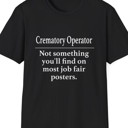 Close-up of the Crematory Operator Job Fair design