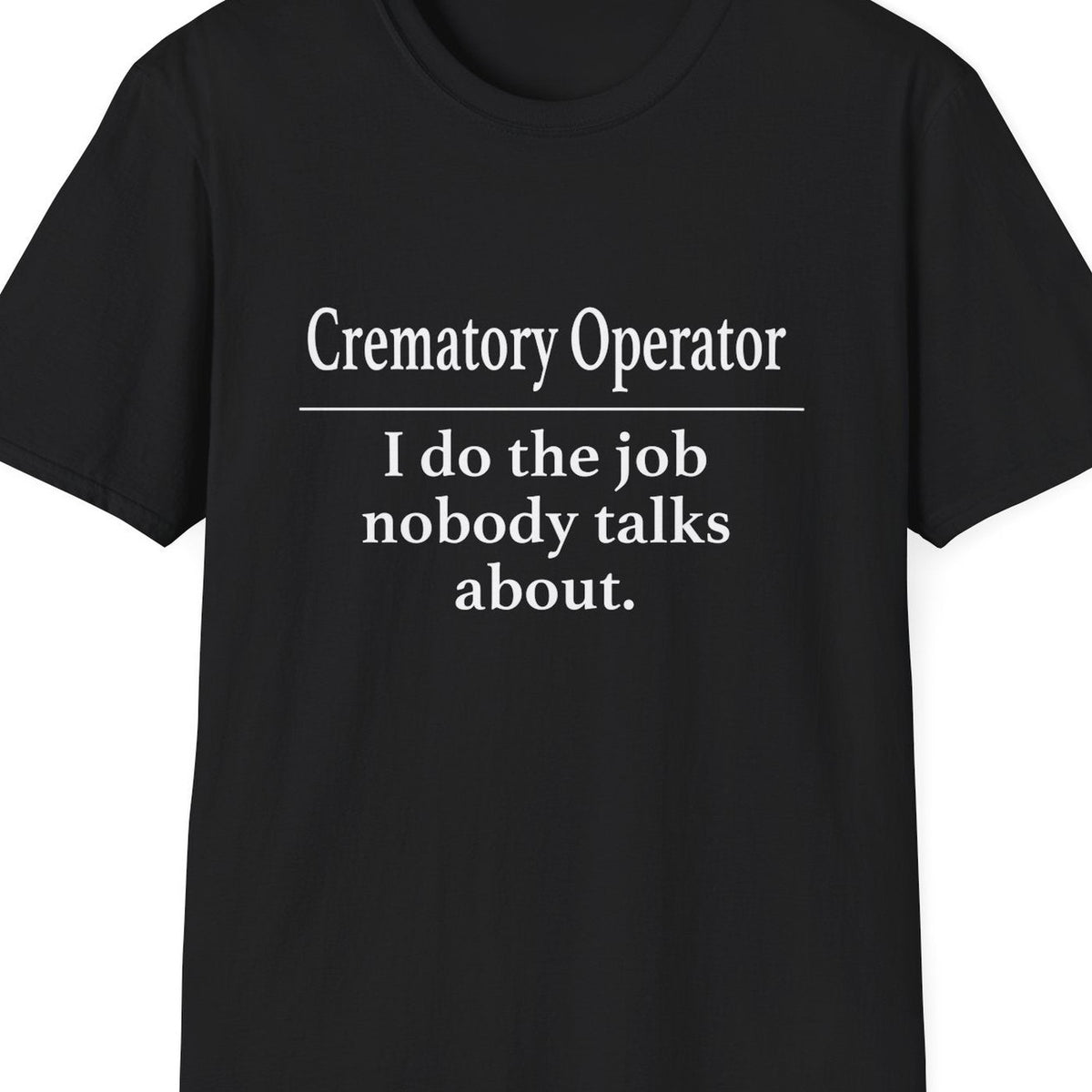 Close-up of the Crematory Operator Definition design