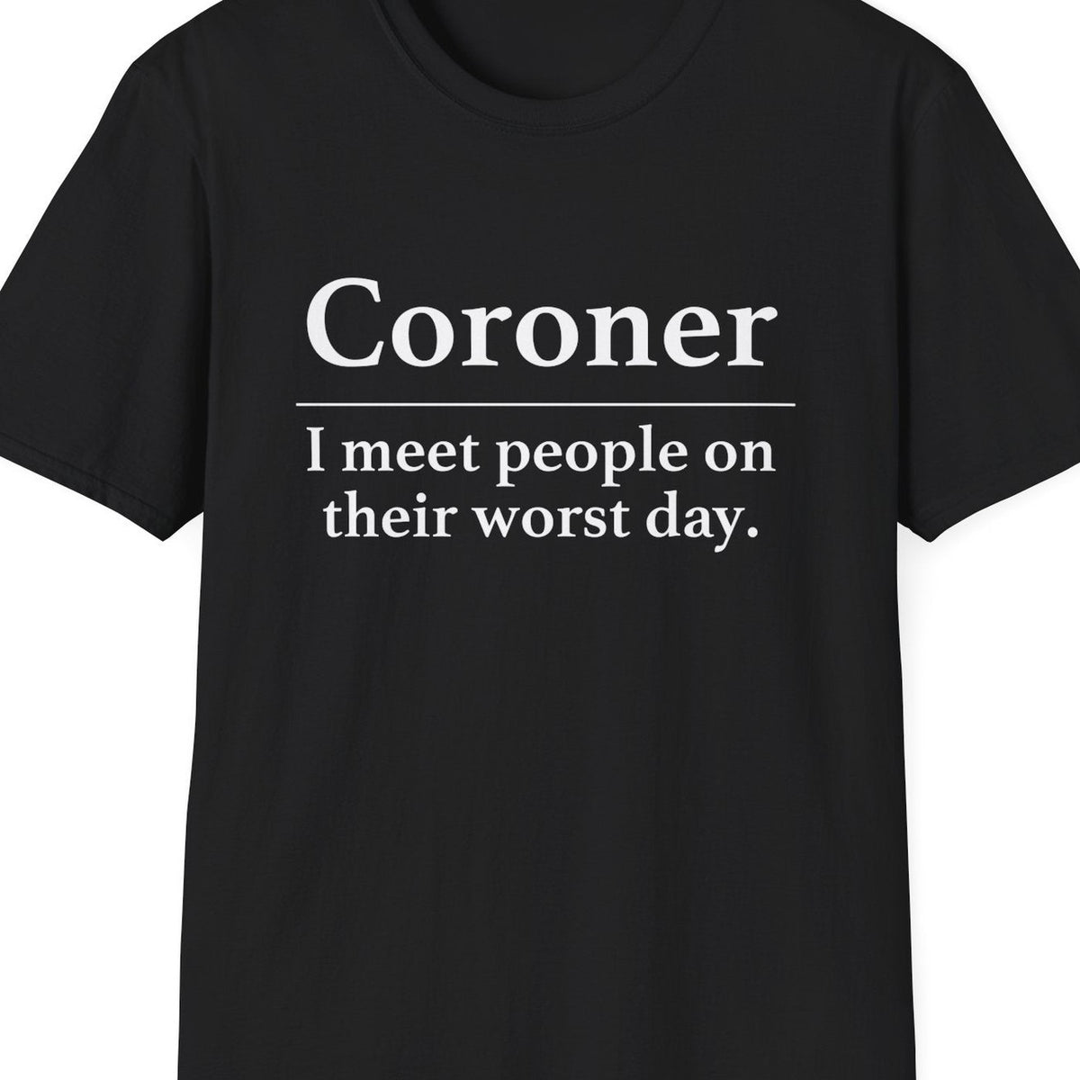 Close-up of the Coroner Definition design