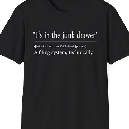 Close-up of the It’s in the Junk Drawer design