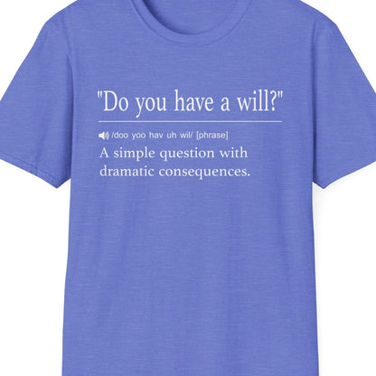 Close-up of the Do You Have a Will design