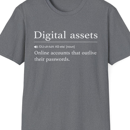 Close-up of the Digital Assets Definition design