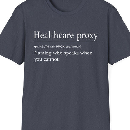 Close-up of the Healthcare Proxy Definition design