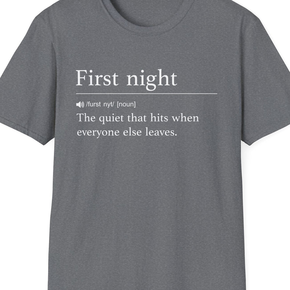 Close-up of the First Night Definition design