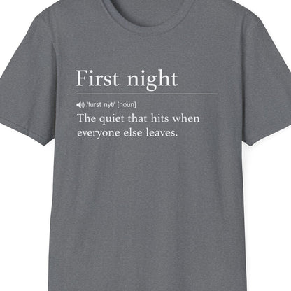 Close-up of the First Night Definition design
