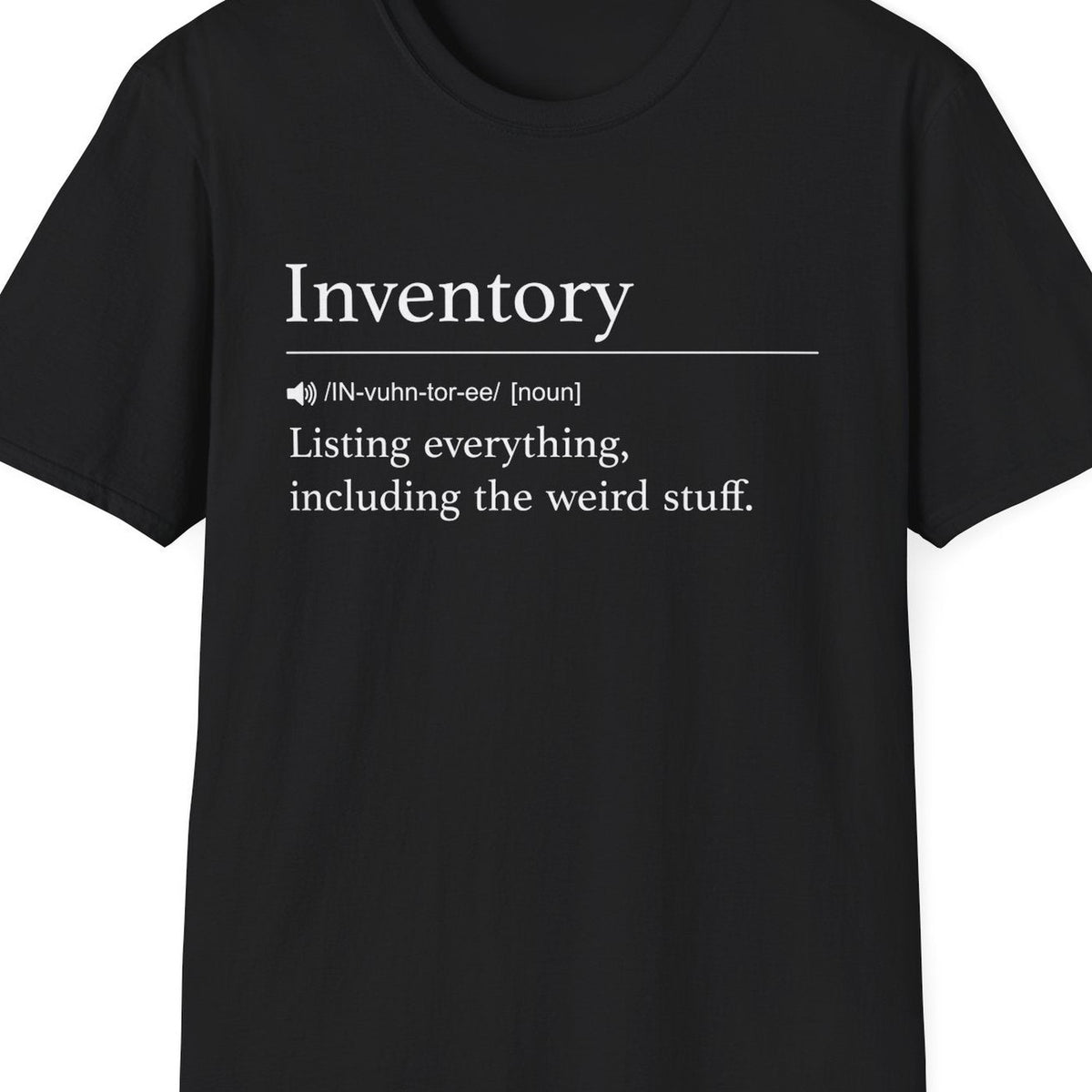 Close-up of the Inventory Definition design