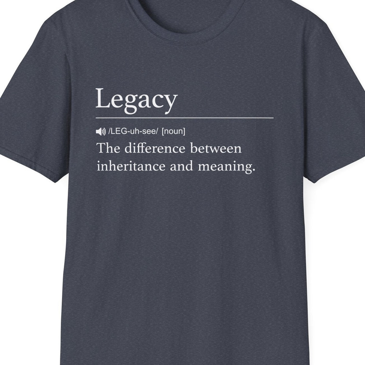 Close-up of the Legacy Definition design