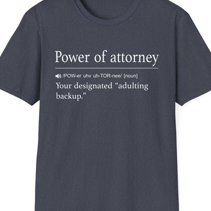 Close-up of the Power of Attorney Definition design
