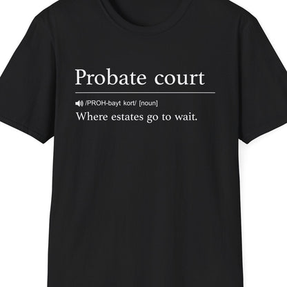 Close-up of the Probate Court Estates Wait design