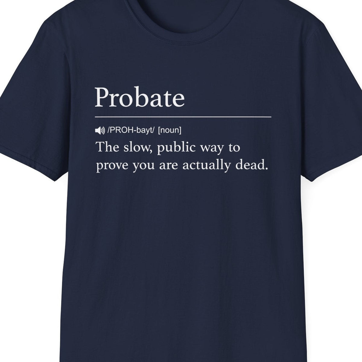 Close-up of the Probate Slow and Public design