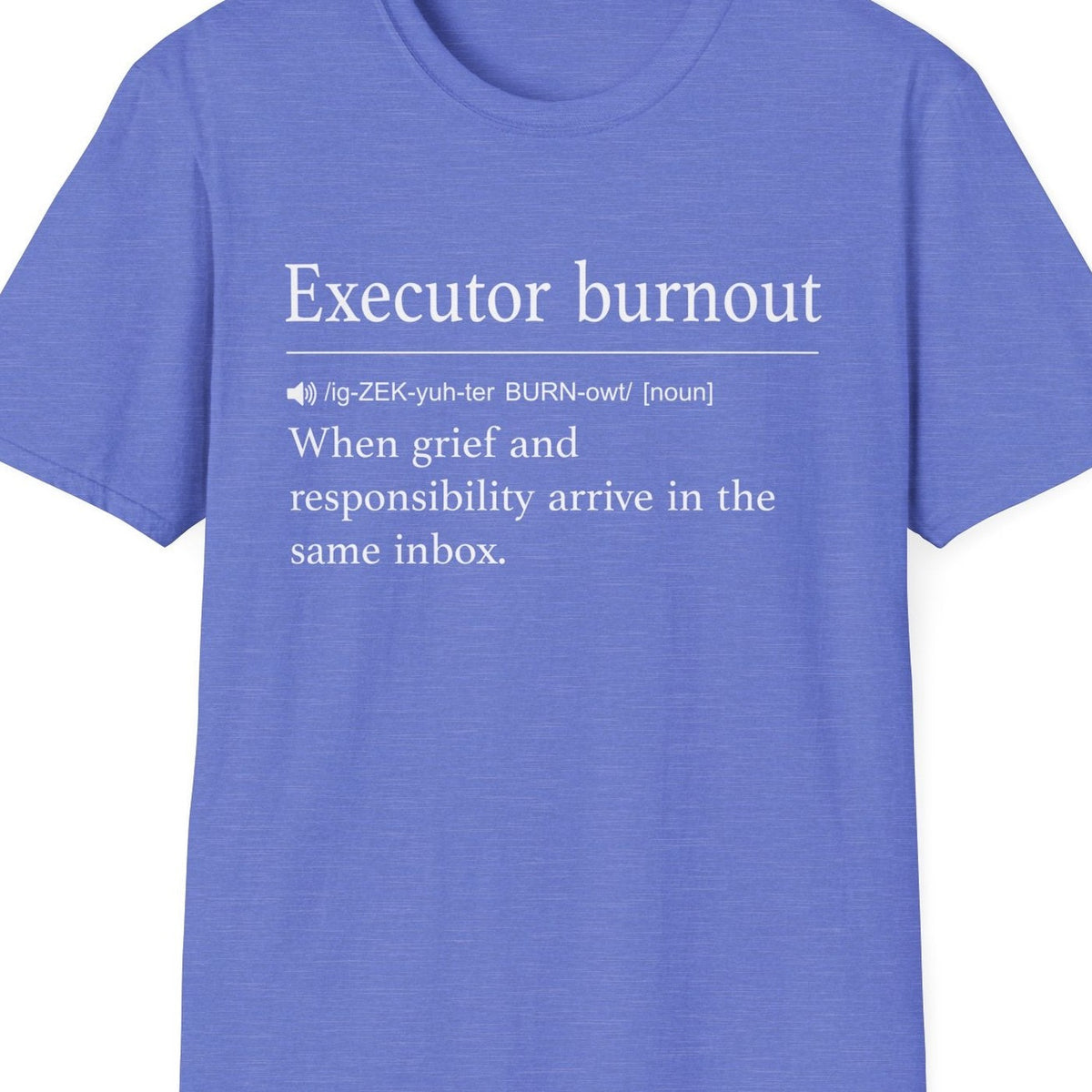 Close-up of the Executor Burnout Definition design