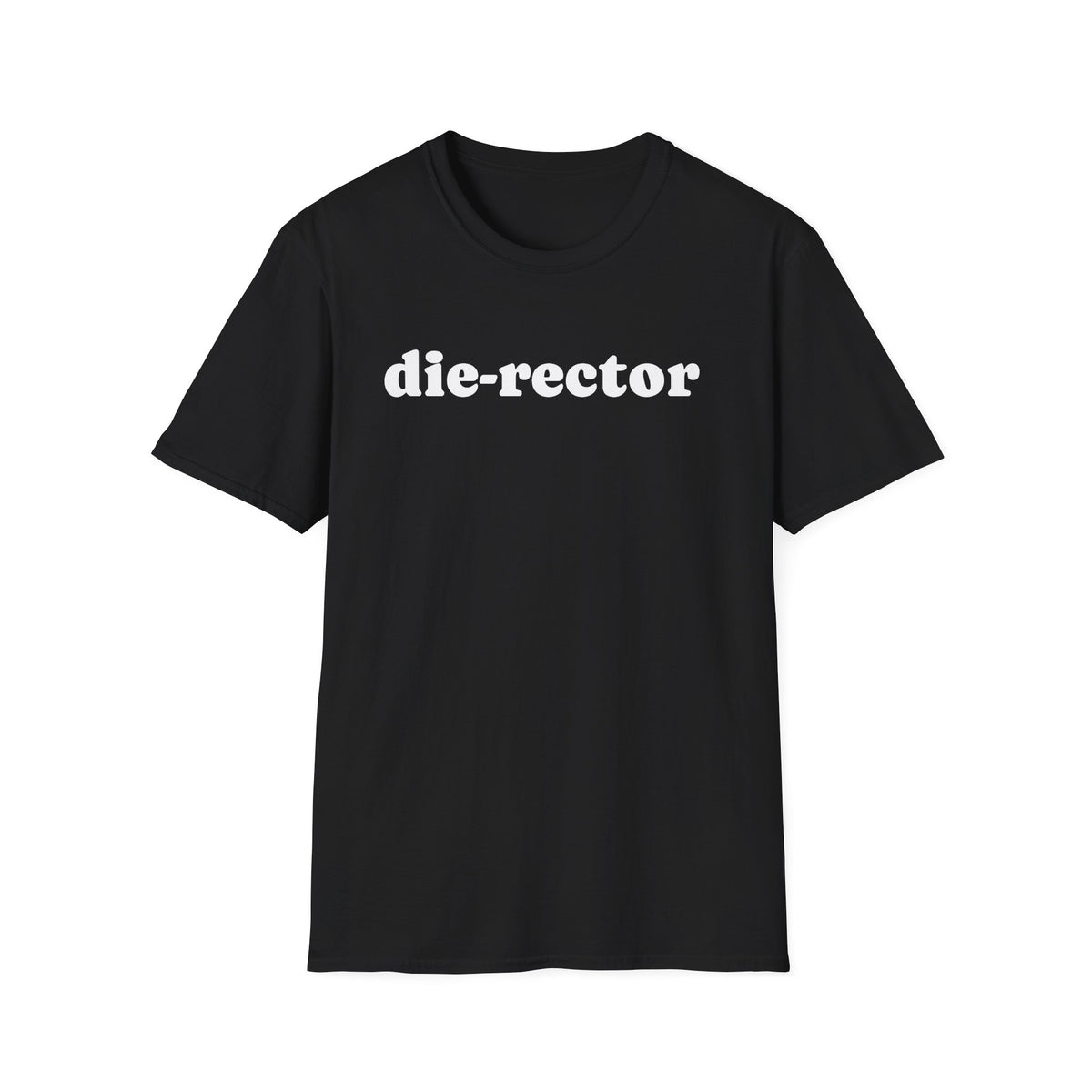 Black t-shirt, front