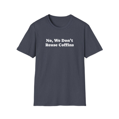 Heather Navy t-shirt, front