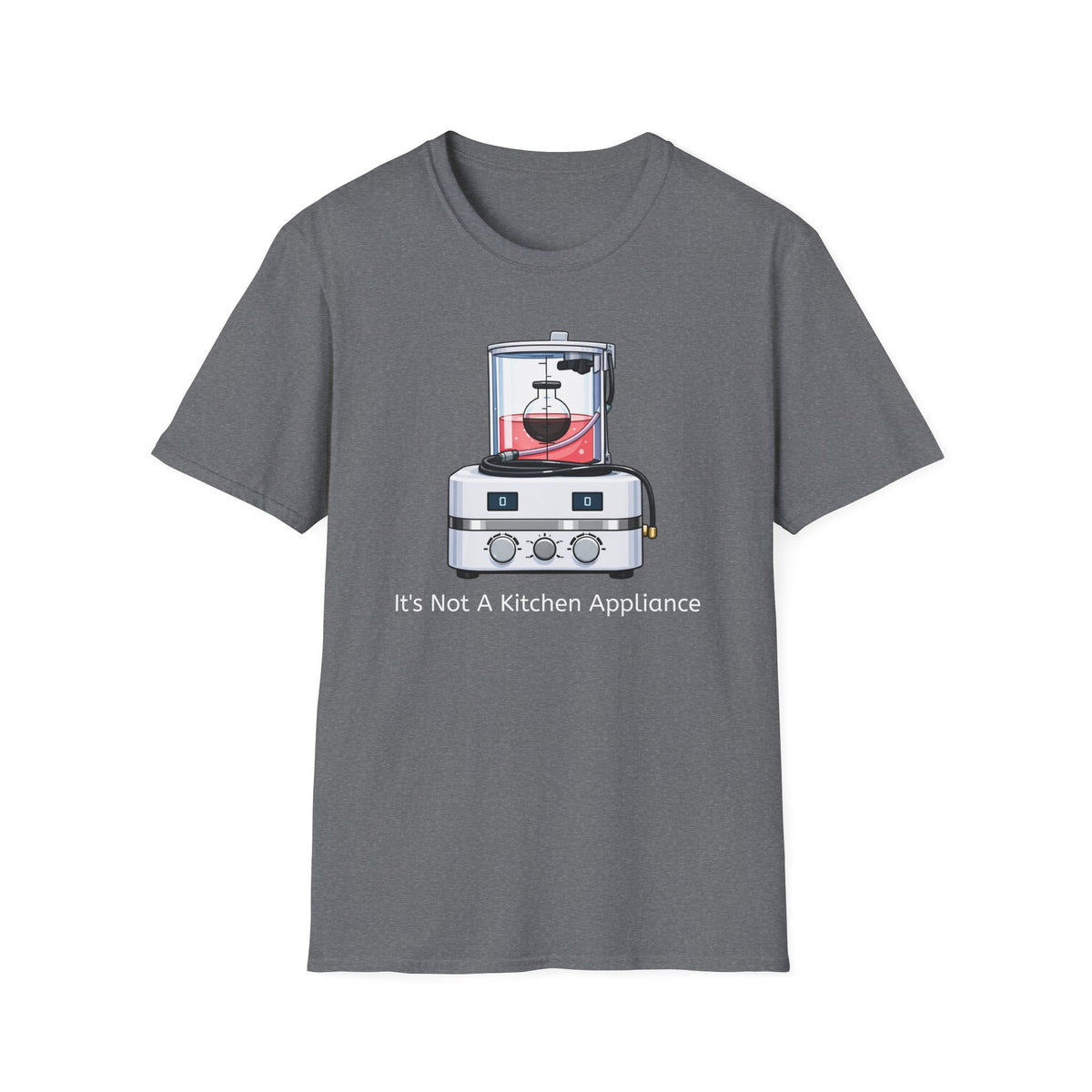 Graphite Heather t-shirt, front