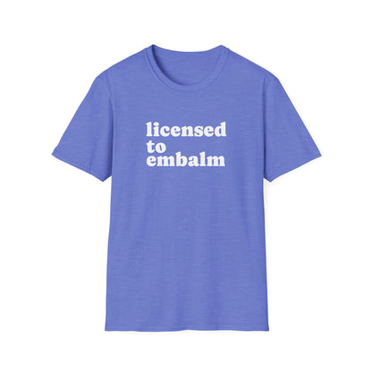 Heather Royal t-shirt, front