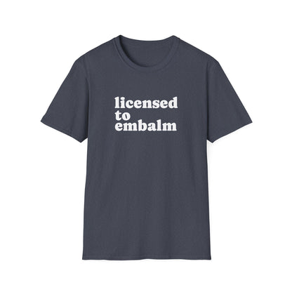 Heather Navy t-shirt, front