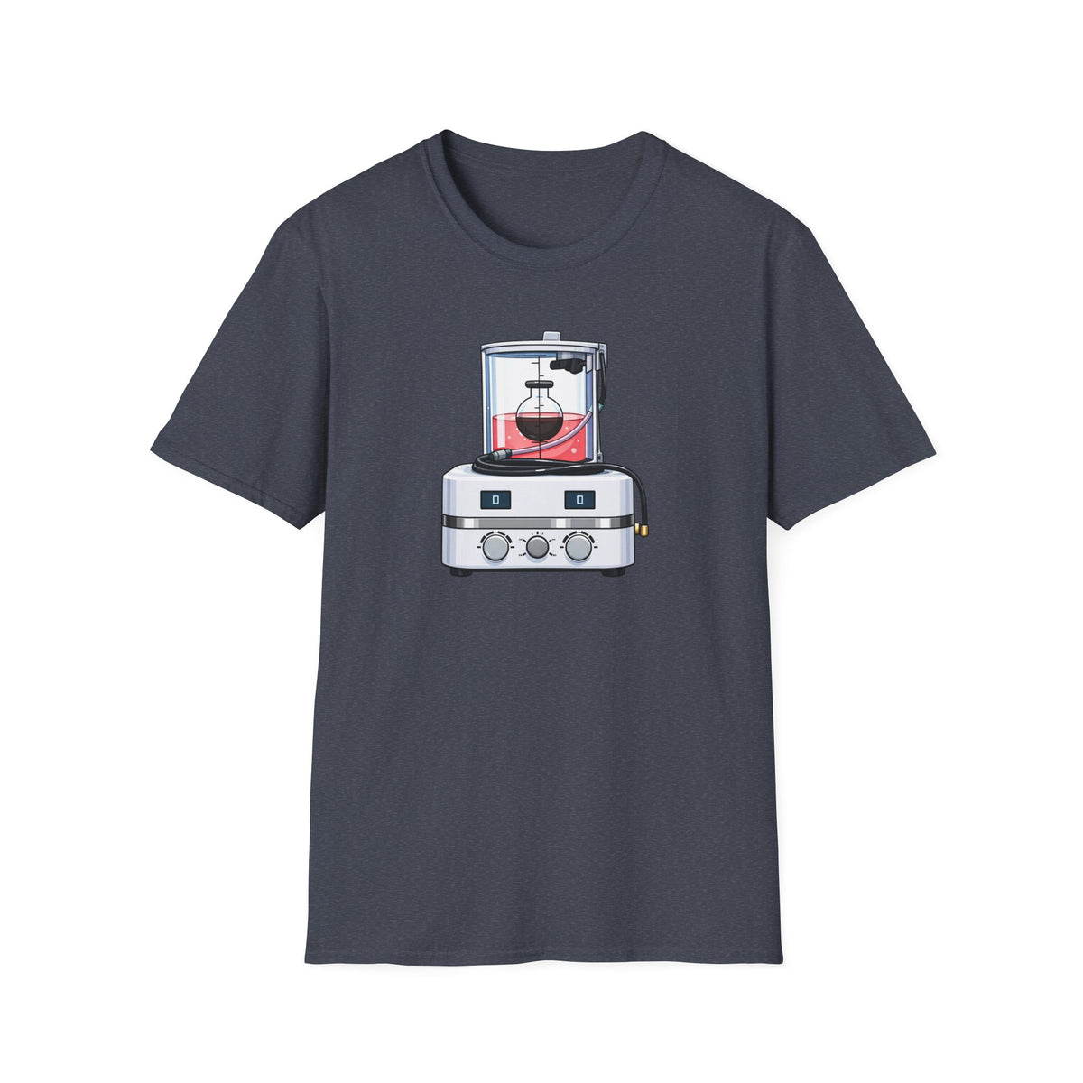 Heather Navy t-shirt, front