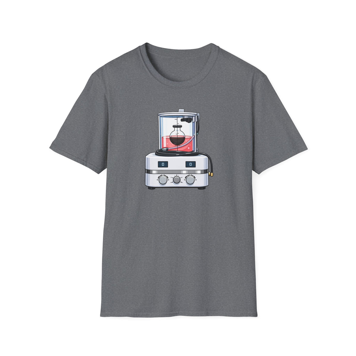 Graphite Heather t-shirt, front