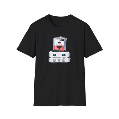 Black t-shirt, front